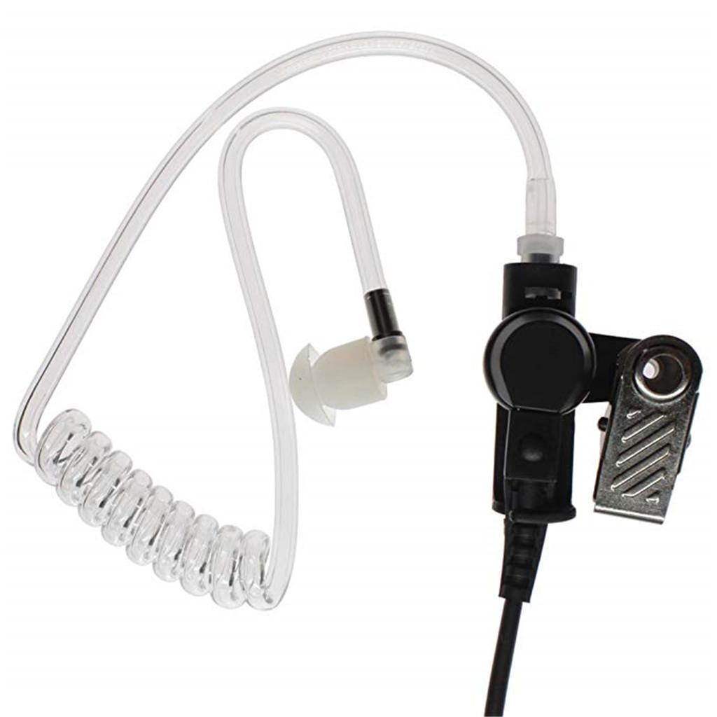 New Replacement Earpiece  Acoustic Tube Headset PTT built-in Mic