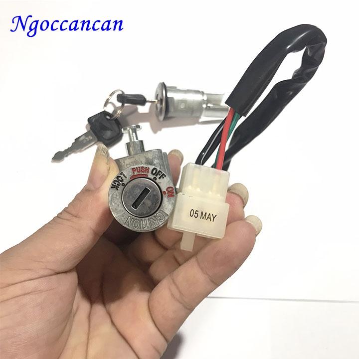 Khóa 2 cạnh xe máy dream