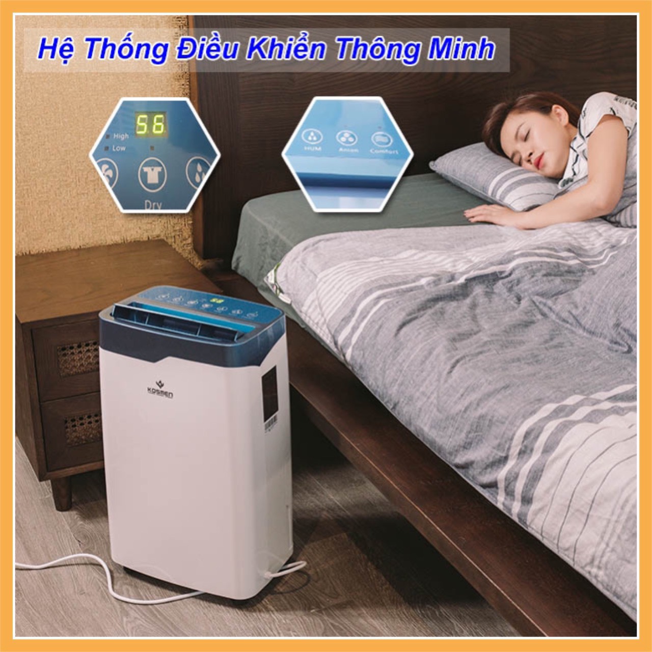 MÁY HÚT ẨM KOSMEN KM-20N- HÀNG CHÍNH HÃNG