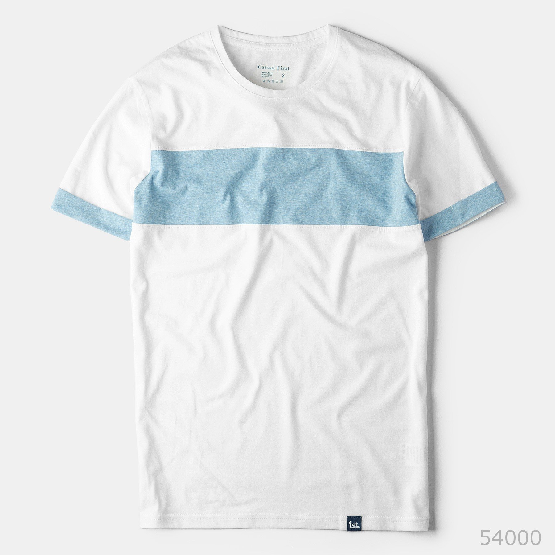 Áo thun nam phông trơn Casual 1st cổ tròn tay ngắn cộc, vải 100% cotton cao cấp thoáng mát, thấm hút mồ hôi, form áo trẻ trung thích hợp đi làm, đi chơi, dạo phố, du lịch, Made in Vietnam