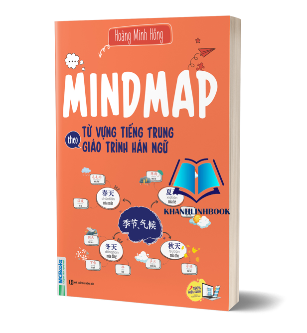 Sách - Mindmap Từ vựng tiếng Trung theo Giáo trình Hán Ngữ (MC)