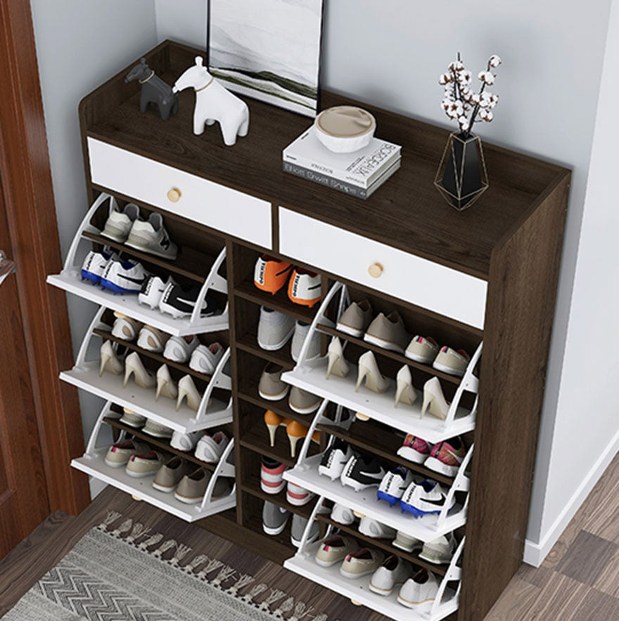 Tủ giày gỗ MDF thiết kế sang trọng nhỏ gọn