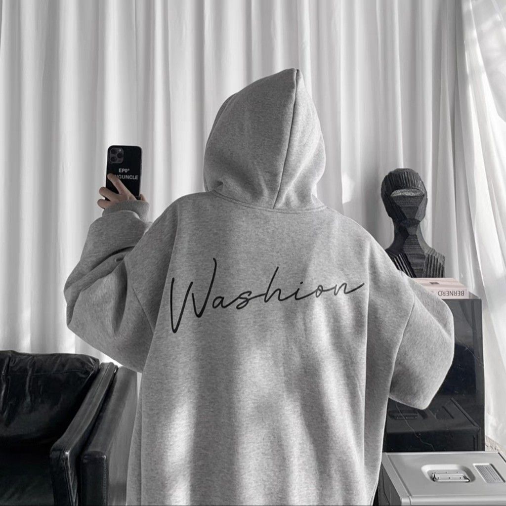 Áo Hoodie Kéo Khóa Nam Nữ Washion  Áo Khoác Nỉ Có Nón Unisex PM602