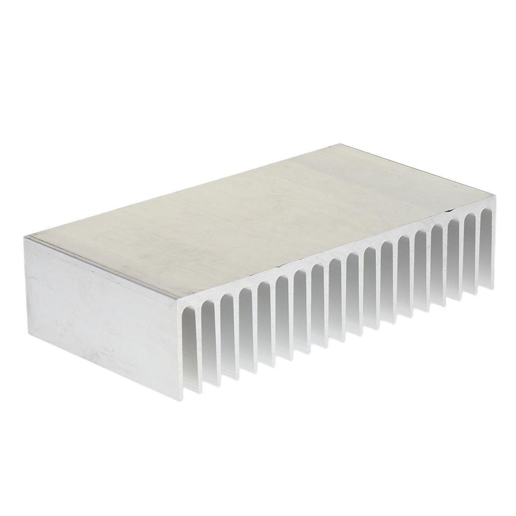 Aluminum Heatsink 100x182x45mm Cooling Radiator Cooler Fin Heat Dissipation