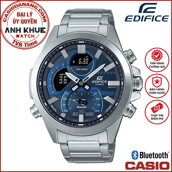 Đồng hồ nam dây kim loại Casio Edifice chính hãng Anh Khuê ECB-30D-2ADF