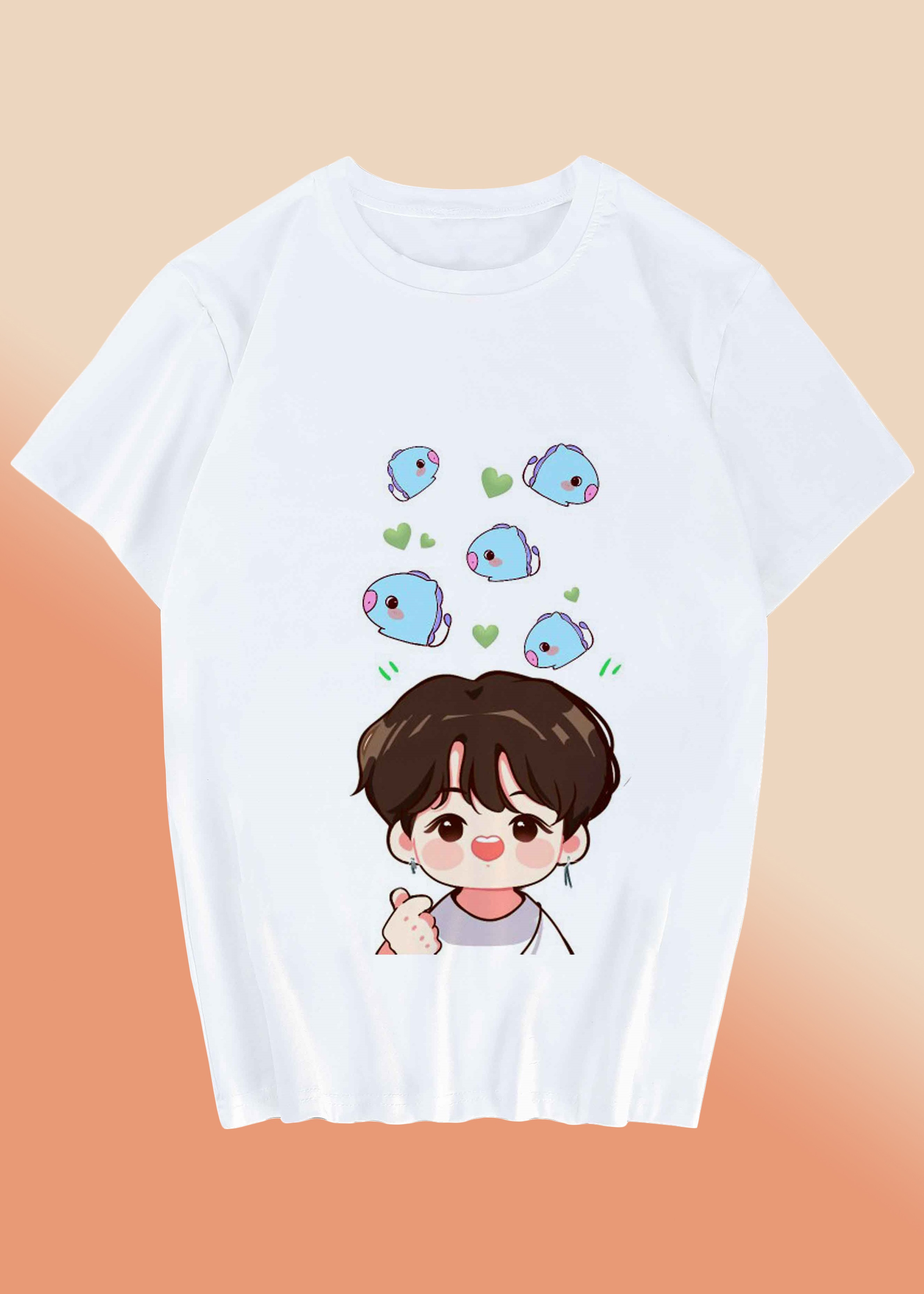 Áo BTS J-HOPE Mang BT21 áo phông in hình chibi BTS