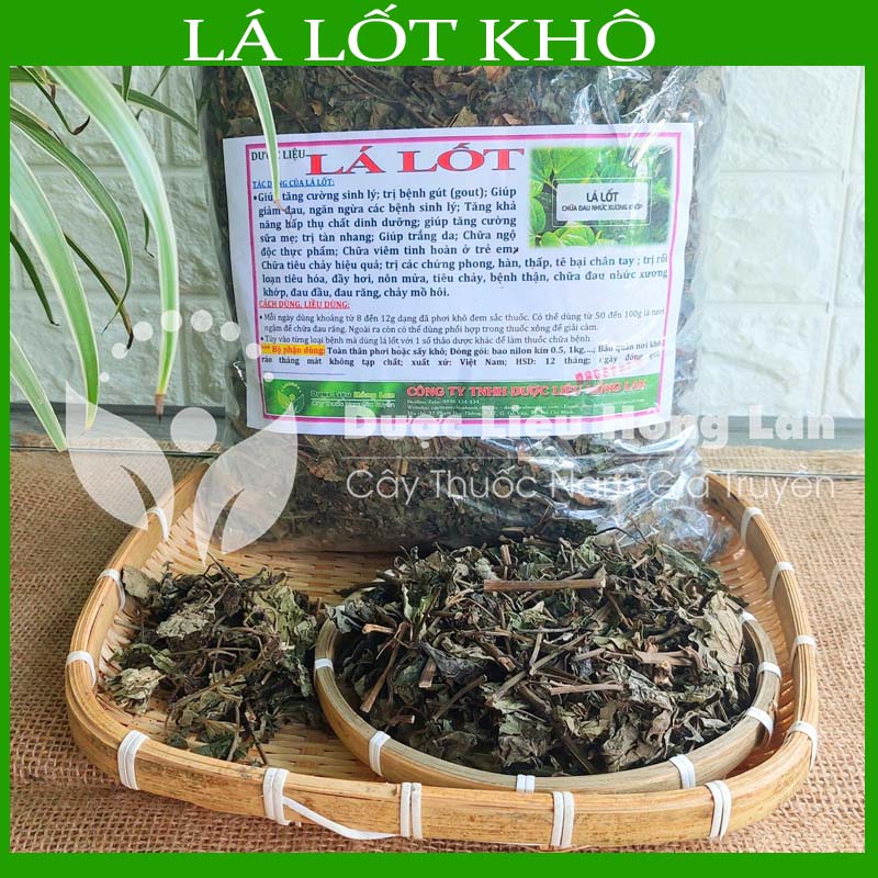 Lá Lốt khô sạch đóng gói 1kg