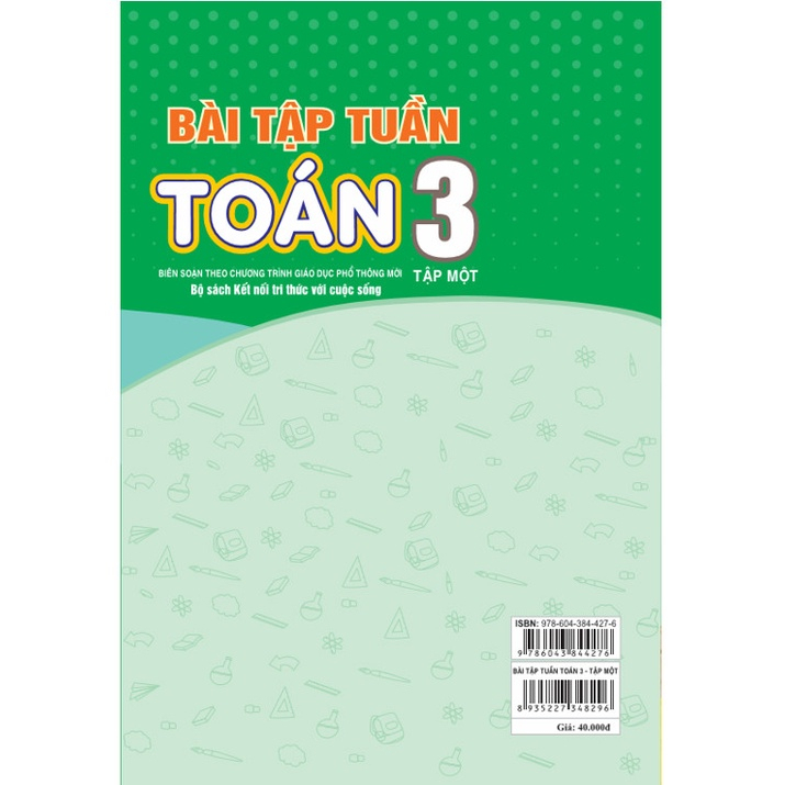 Sách - Bài Tập Tuần Toán 3 tập 1- Kết Nối
