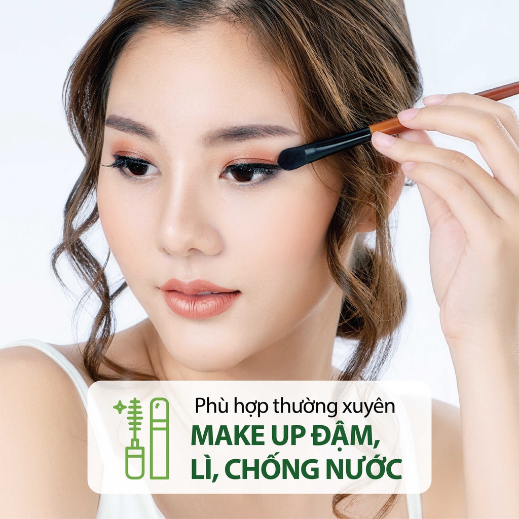 Nước Tẩy Trang Mắt Môi Trà Xanh &amp; Dầu Babasu Làm Sạch, Dưỡng Ẩm Không Chứa Cồn Cho Da Dầu Mụn MILAGANICS 30ml - 200ml (Chai)