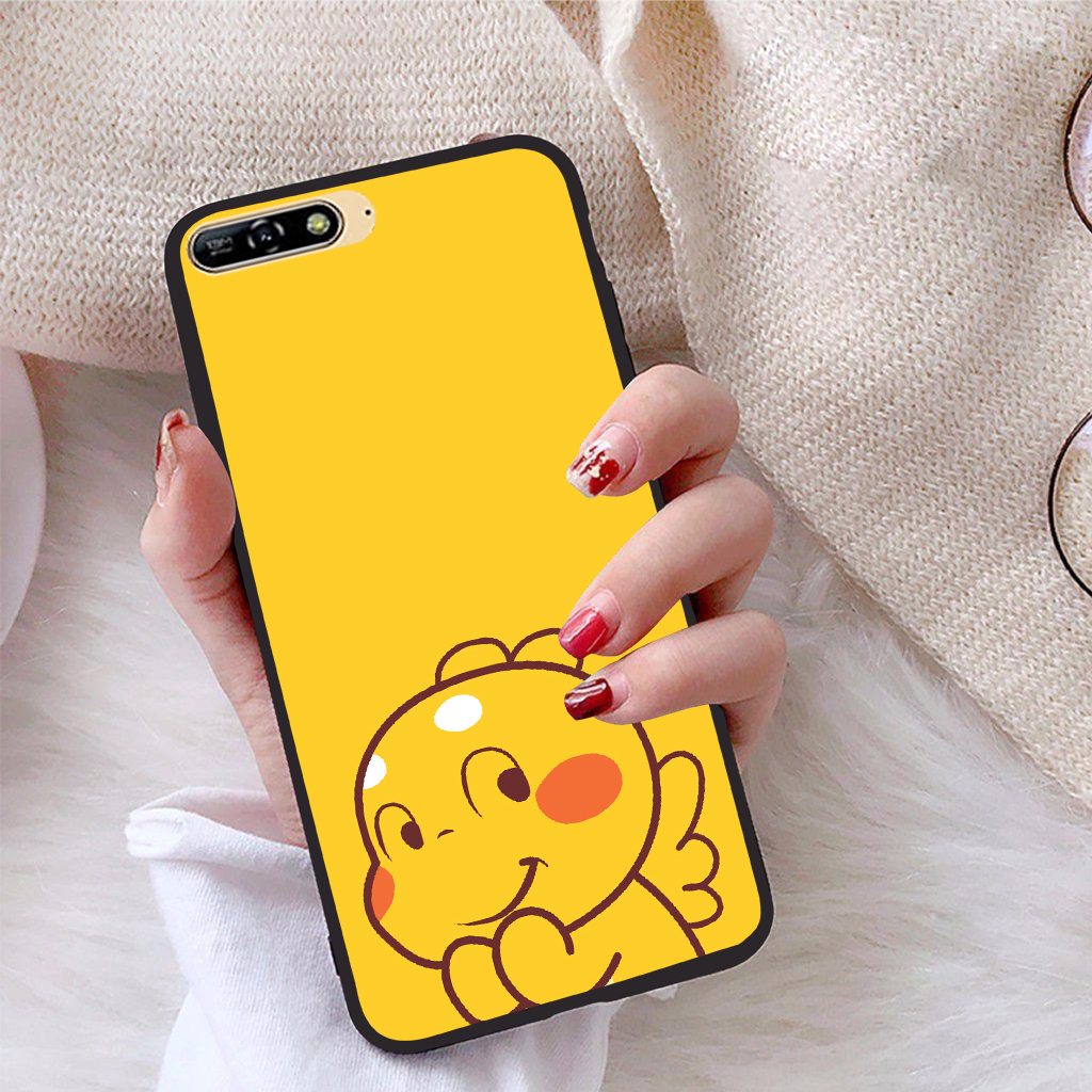 Ốp lưng dành cho Huawei Y6 2018 viền dẻo TPU Bộ Sưu Tập Khủng Long Lai Ong - Hàng chính hãng