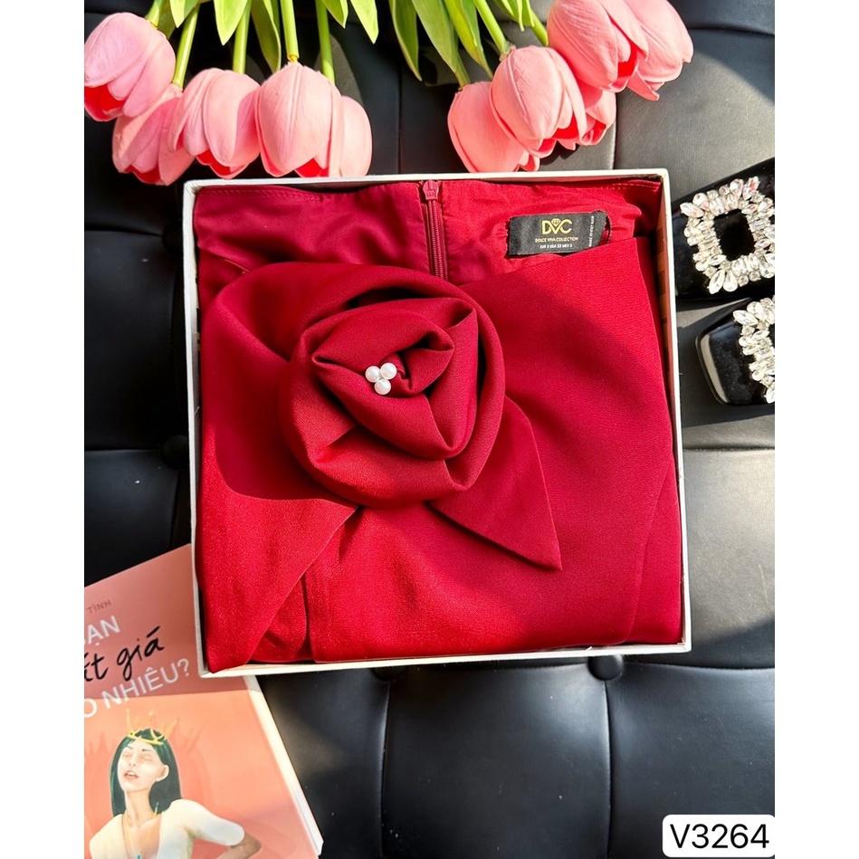 Đầm Thiết Kế Julia Dress Màu Đỏ Chất Liệu Vải Mango Mềm Mịn - Váy Thiết Kế Thanh Lịch Trẻ Trung