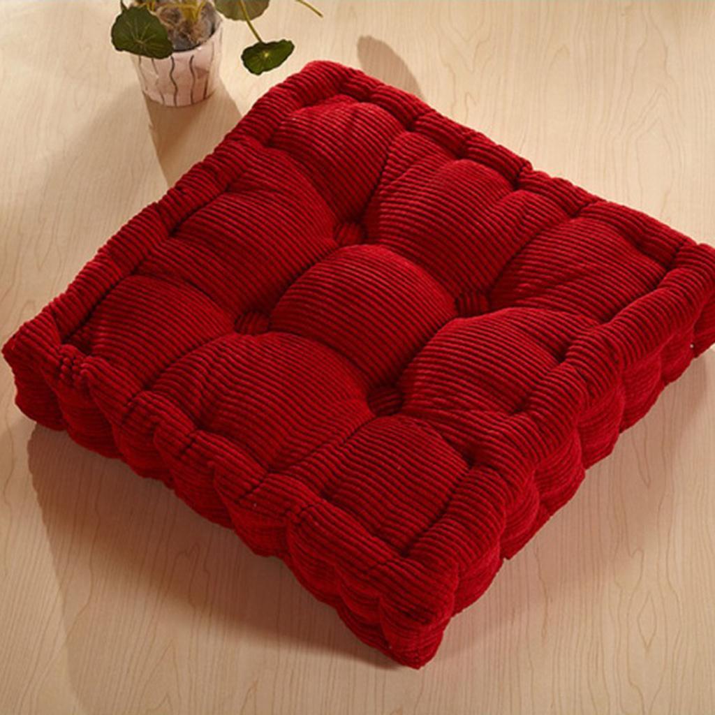 2x Thick Chair Cushion Seat Pad Removable Cover for Table Chair Decor