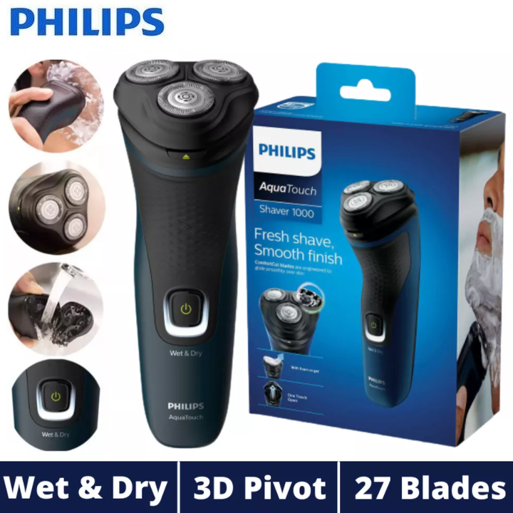 Máy cạo râu khô và ướt Philips AquaTouch S1121 - HÀNG NHẬP KHẨU