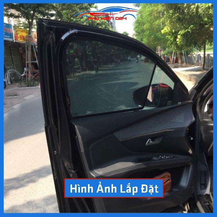 Bộ 4 rèm chắn nắng nam châm Kona 2018-2019-2020 khung cố định chống tia UV