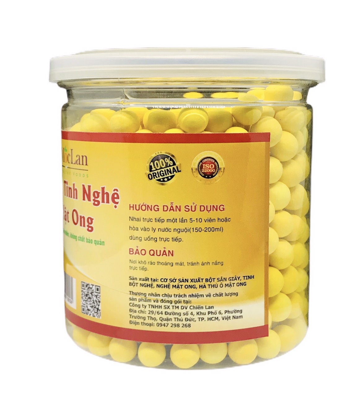 Viên tinh nghệ mật ong Mộc Lan