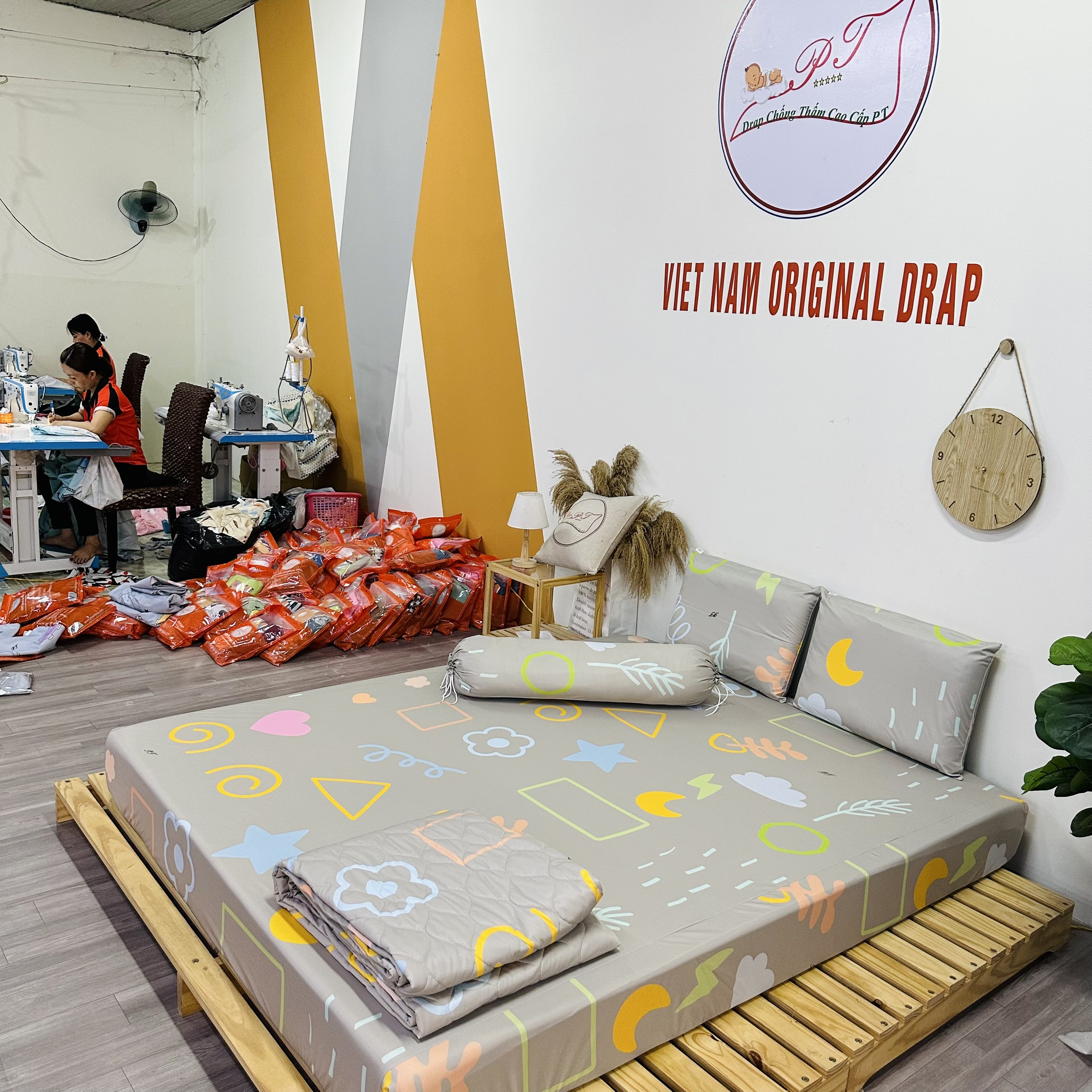Ga Chống Thấm Cao Cấp PT Mẫu Họa Tiết Hình Học