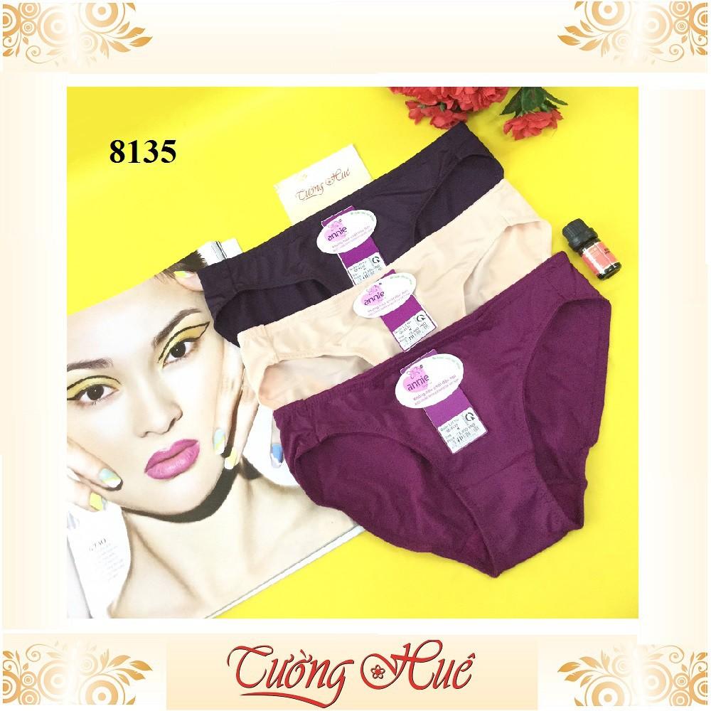 Quần lót nữ annie QE 8135 trơn lưng thấp.