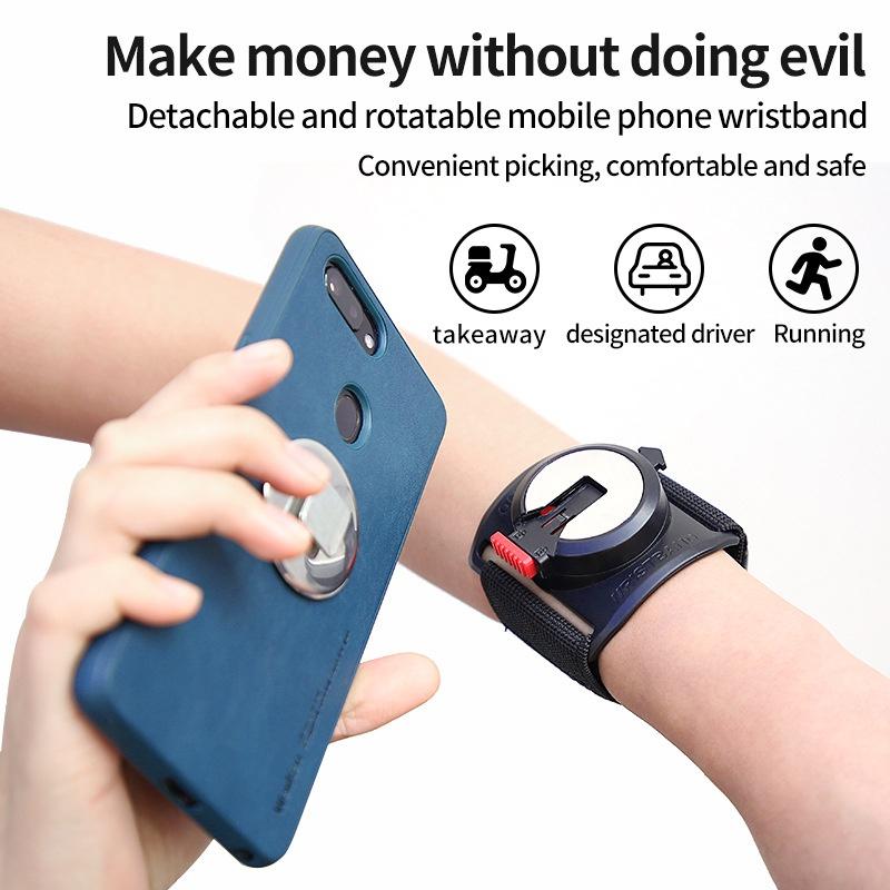 Universal Bag for Sports Arm Band Wrist Cell Phone Holder Running Gym Armband Bag Fitness 360 Degress Rotating for Smartmobile