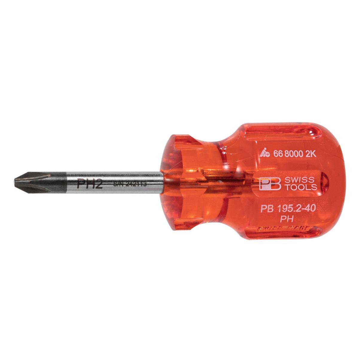 Tua Vít Ngắn Ph2 Pb 195.2-40 Pb Swiss Tools 668000 2k - Hàng Chính Hãng 100% từ Thụy Sĩ