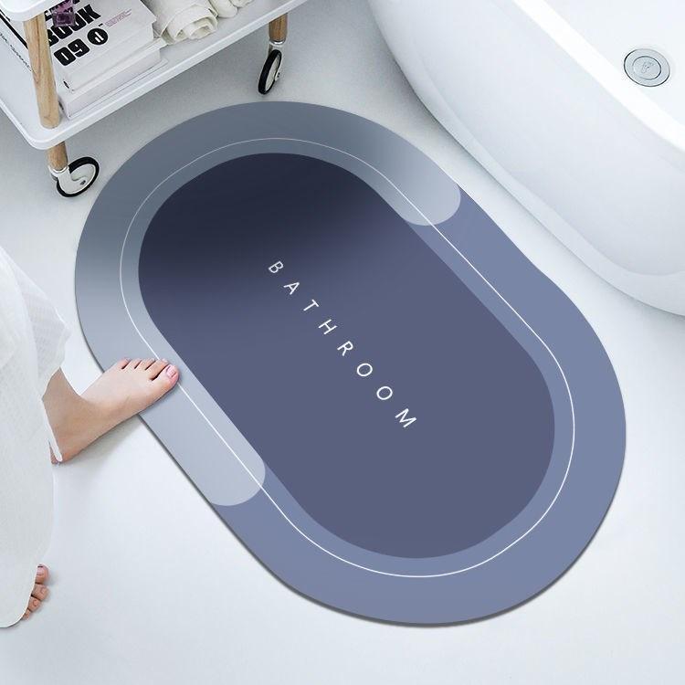 Thảm lau chân sillicon sang trọng để nhà bếp, phòng tắm chống trơn trượt, siêu thấm hút hàng loại 1 - Đồ gia dụng