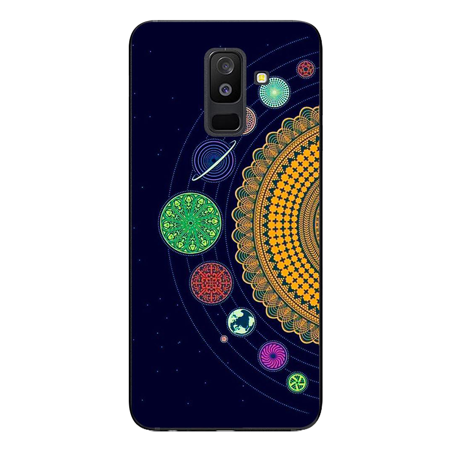Ốp Lưng Dành Cho Samsung Galaxy A6 Plus - Mẫu Mandala Vệ Tinh