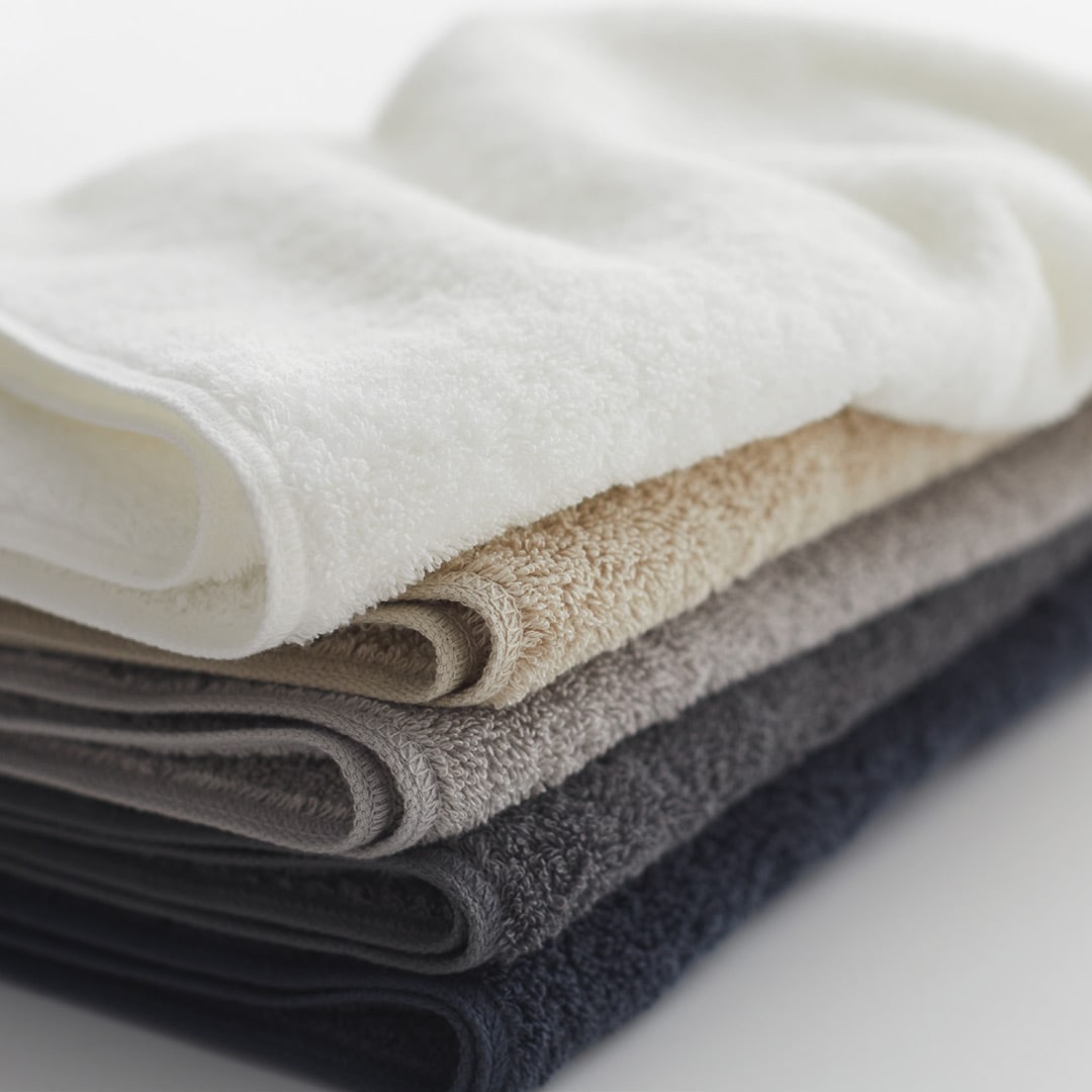 Set 01 chiếc khăn tắm &amp; 02 khăn mặt, chất cotton mềm mại, êm ái, thấm hút mồ hôi tốt, thông thoáng, chống mài mòn hiệu quả - nội địa Nhật Bản