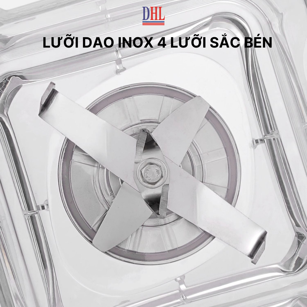 Máy xay công nghiệp, máy xay sinh tố đa năng Mitomo KD-1800, chuyên dụng cho kinh doanh - BH 3 năm hàng chính hãng