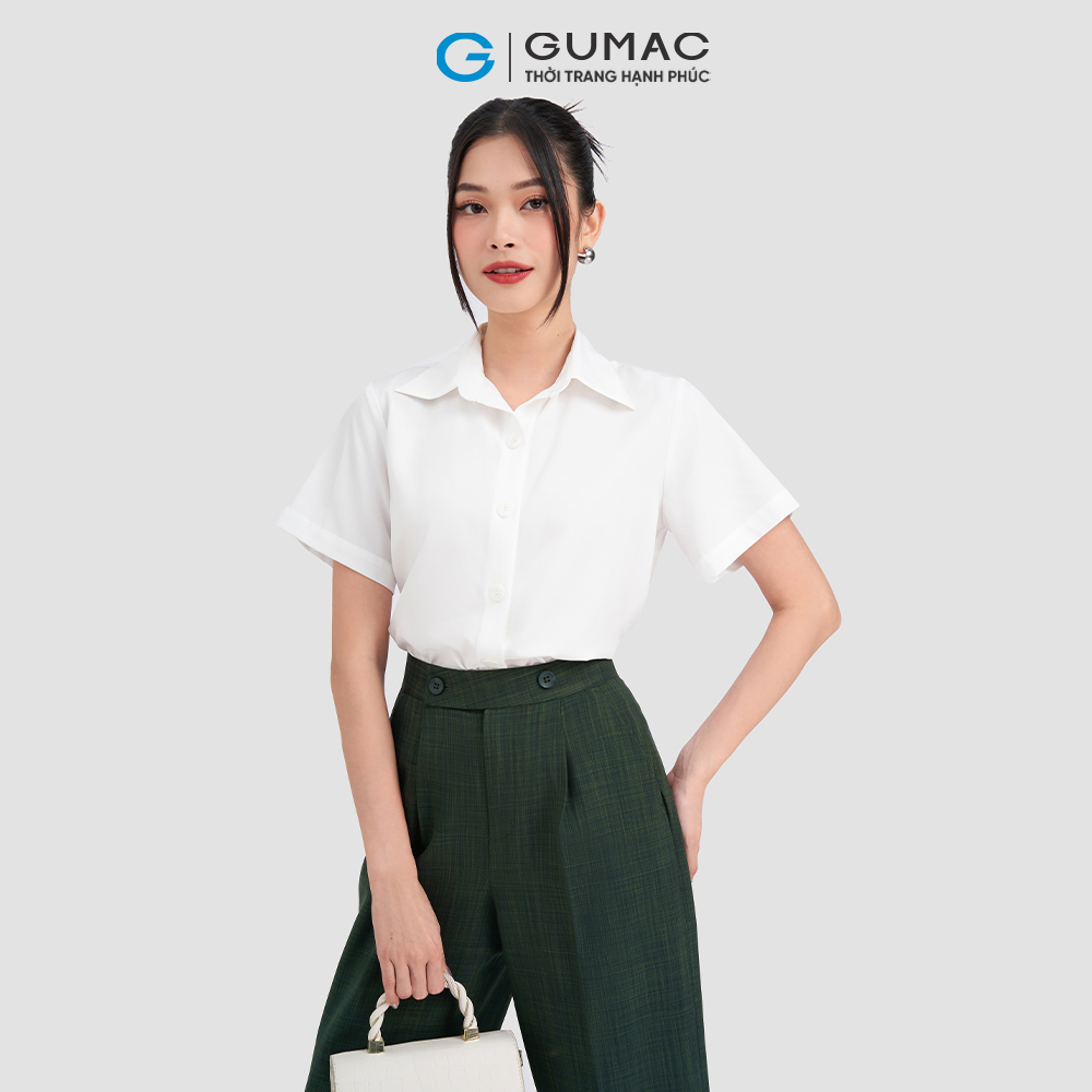 Quần culottes xếp ly thời trang GUMAC QC11003