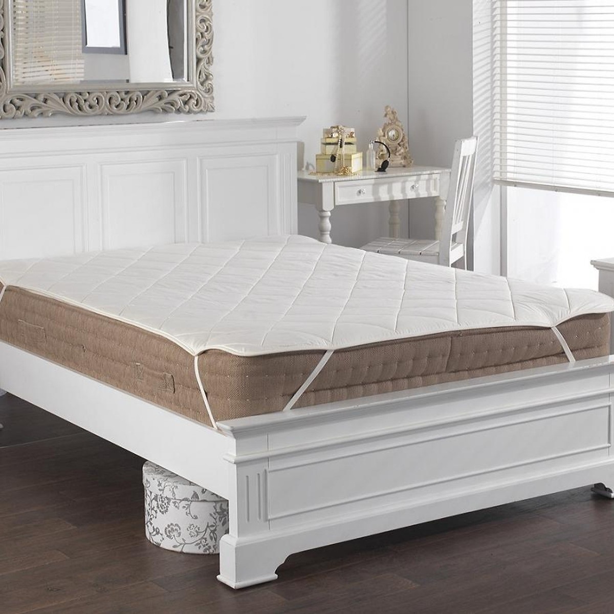Tấm bảo vệ nệm 100% Cotton