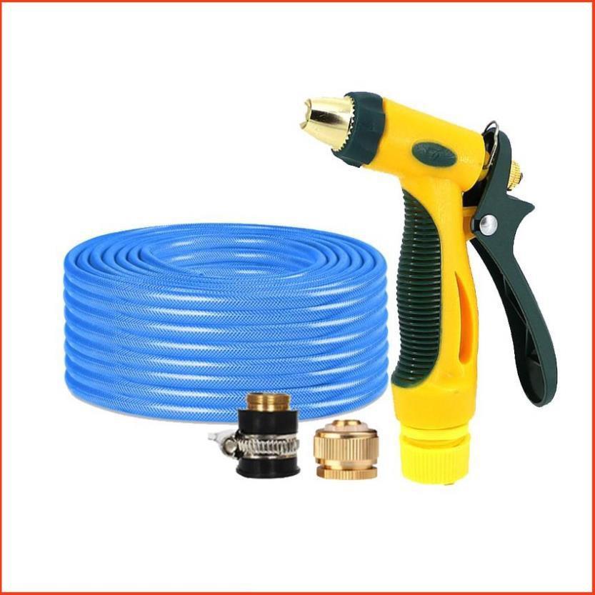 Bộ dây vòi xịt nước rửa xe, tưới cây tăng áp 3 lần,loại 20M  206317