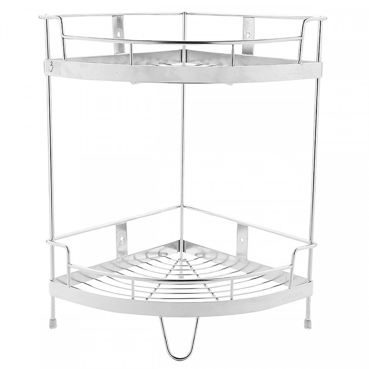 Kệ Góc Nhà Tắm 2 tầng inox 304