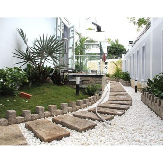 Sỏi Trắng Trang Trí Cây Cảnh Sân Vườn Bể Cá Cảnh