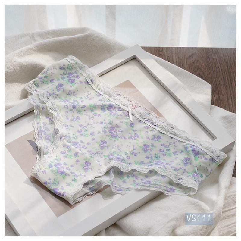 Quần Lót Hiphugger Panties thun sữa cực êm hoa văn