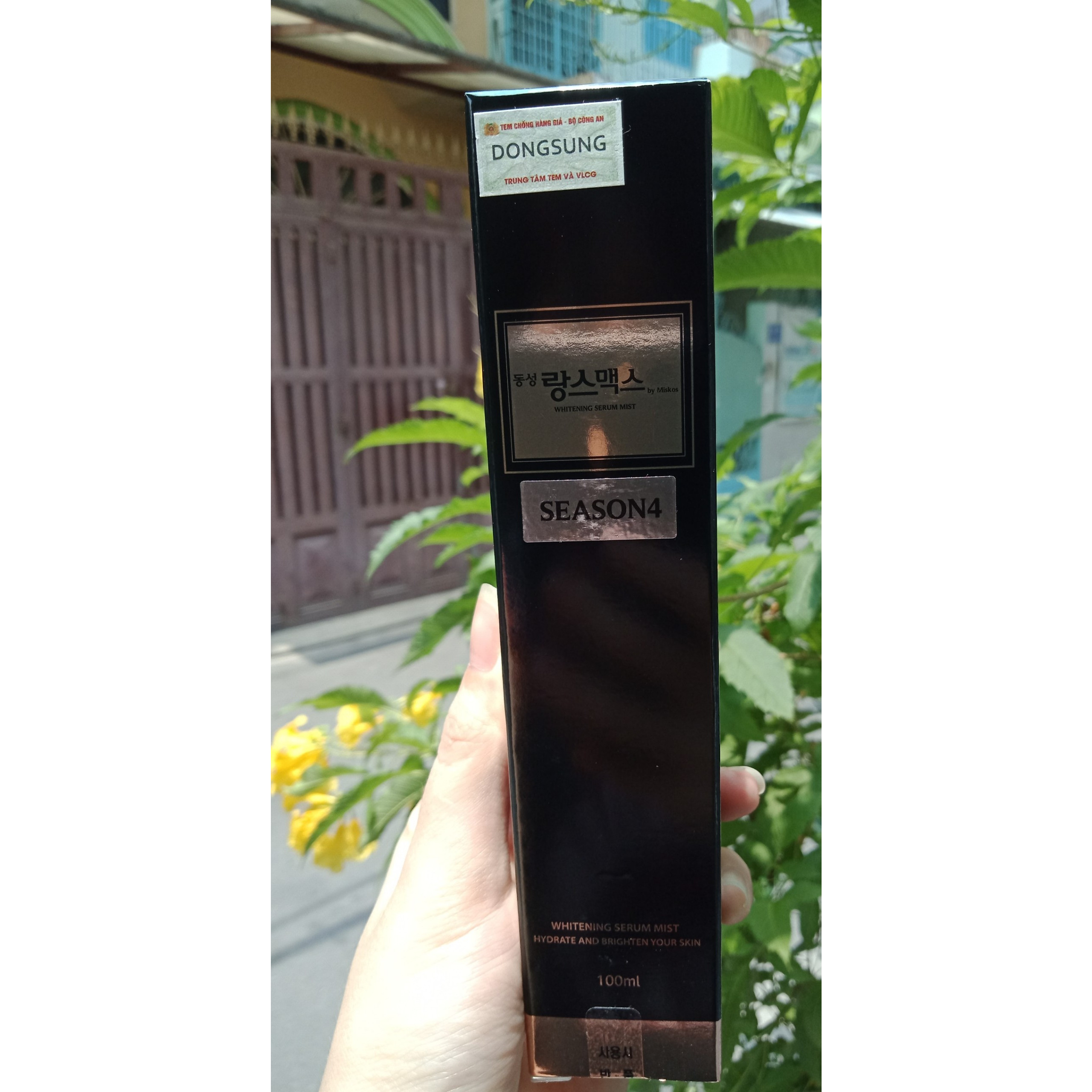 Serum  trắng da Dongsung Miskos Whitening Mist 100ml