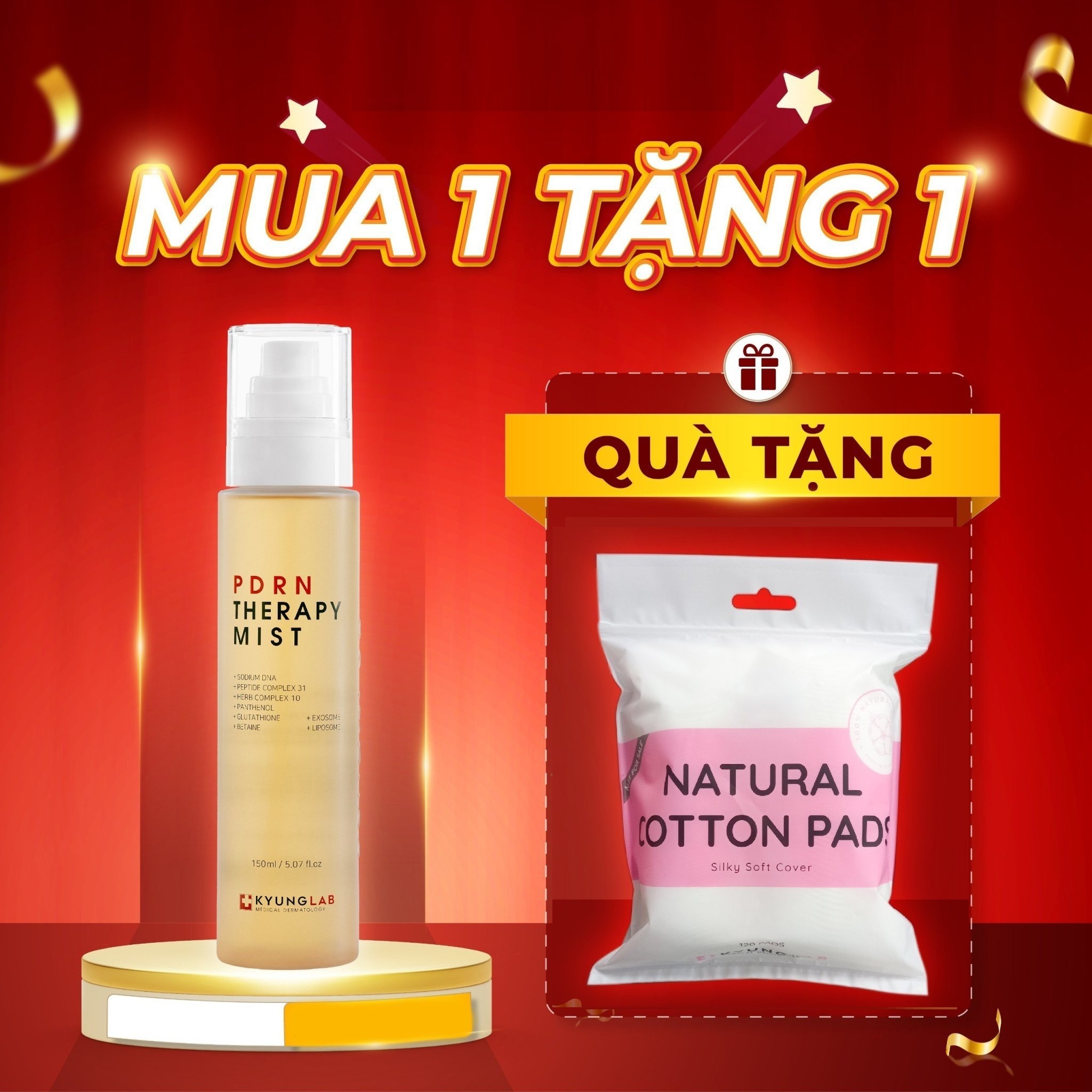 Xịt khoáng dưỡng ẩm Kyung Lab Pdrn Therapy Mist 150ml mẫu mới