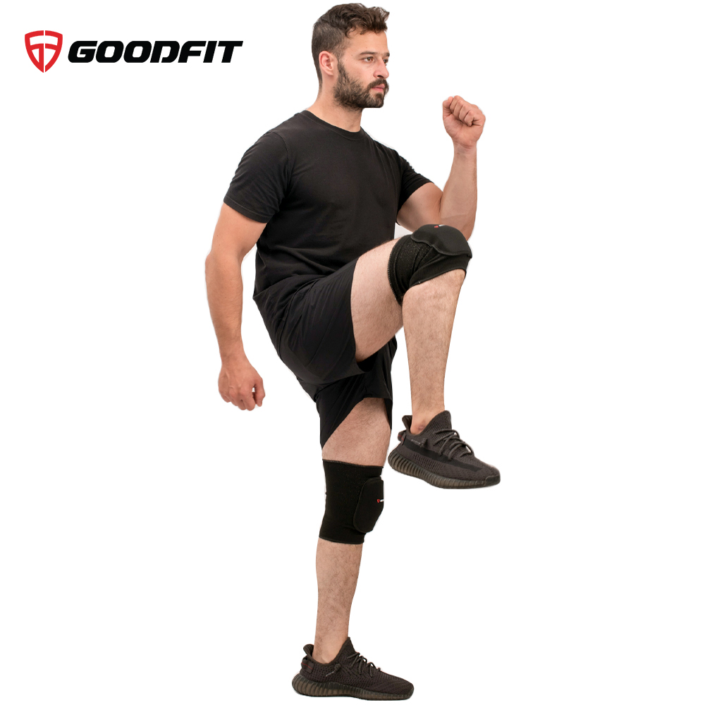 Bó gối thể thao, đai bảo vệ đầu gối có đệm GoodFit GF517KK