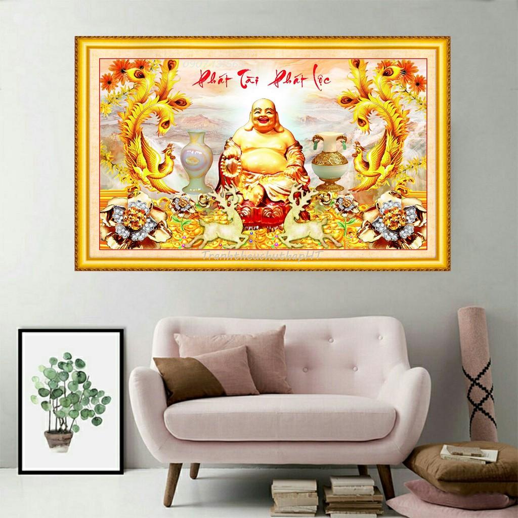 Tranh đính đá phát tài phát lộc VS132 - tự đính