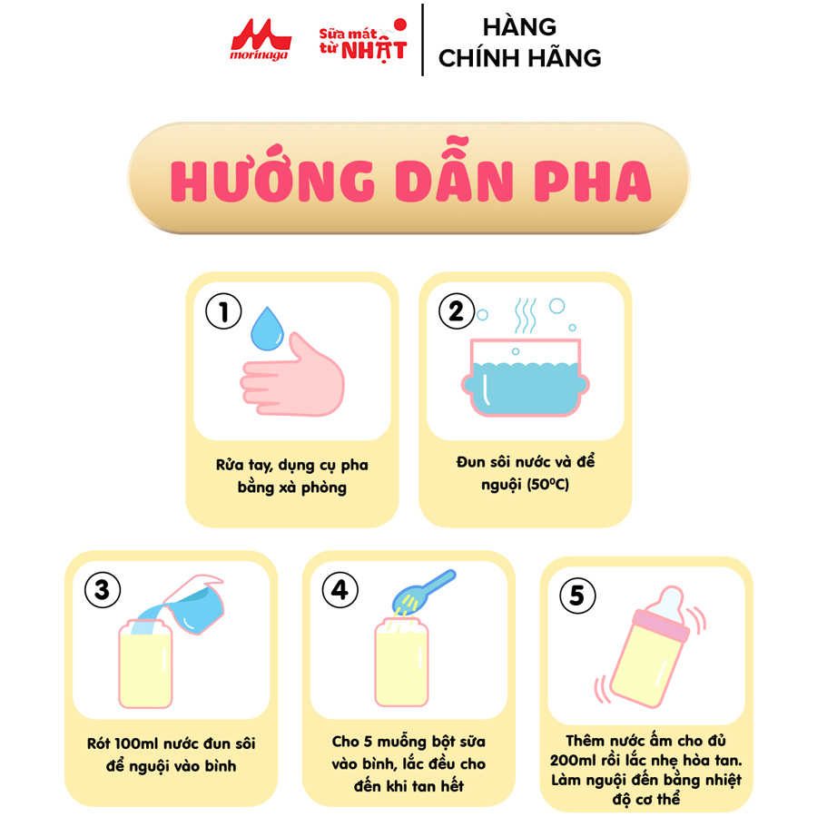 Thùng 8 lon Sữa Morinaga số 2 Chilmil 850g