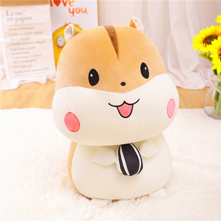 Gấu Bông Chuột Hamster 40cm TNB01 Ngộ Nghĩnh Và Đáng Yêu Màu Nâu