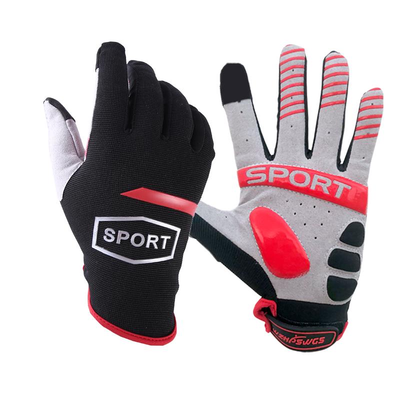 Mùa Xuân, Mùa Thu Full Ngón Tay Màn Hình Cảm Ứng Găng Tay Xe Đạp MTB Thể Thao Chống Sốc Găng Tay Xe Đạp Gel Lỏng Sốc Xe Đạp Găng Tay