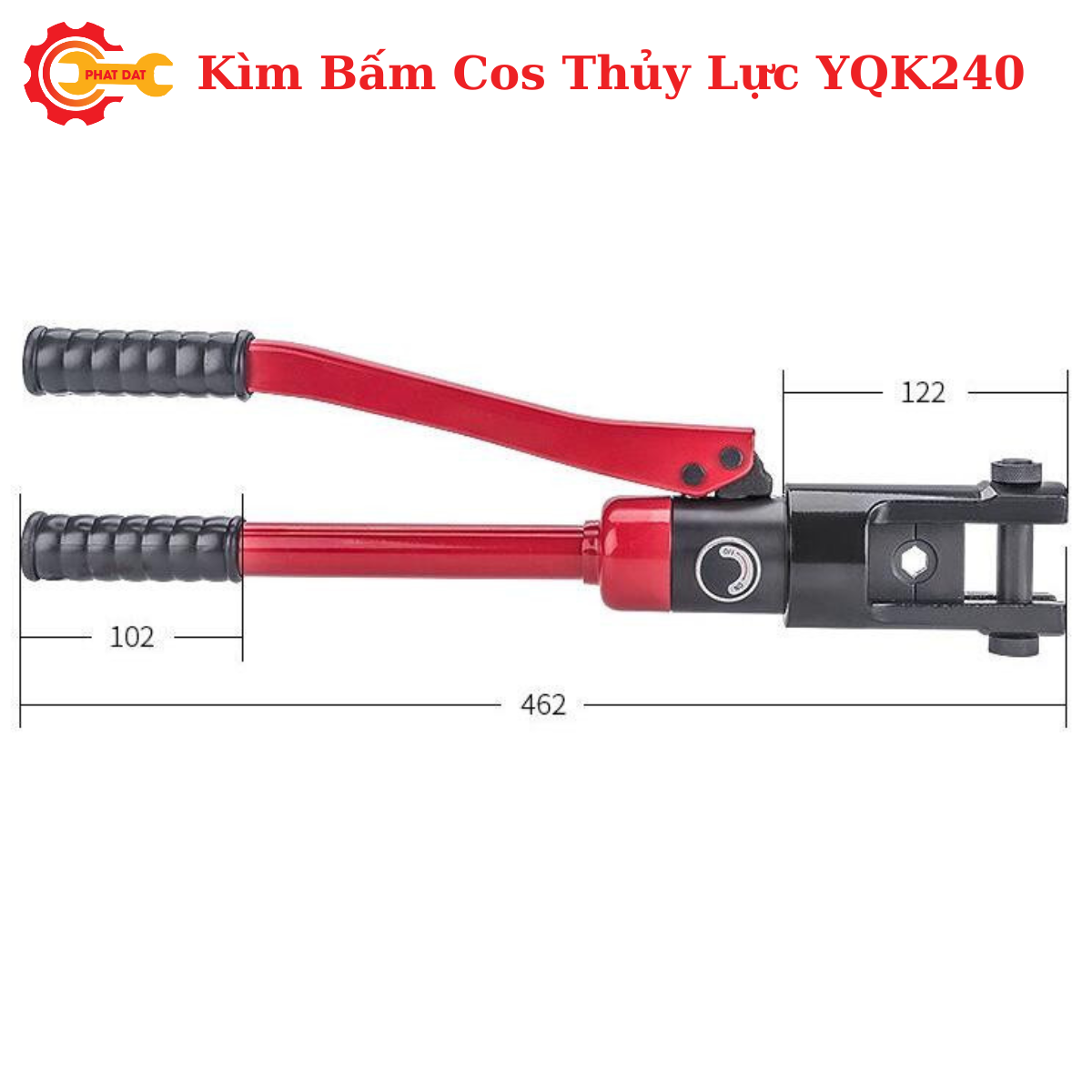 Kìm bấm cốt thủy lực YQK240