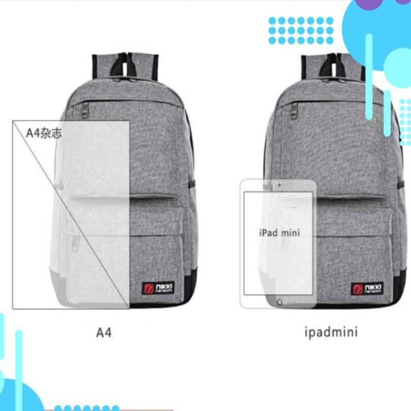 ️ Deal Sốc ️ Balo Sinh Viên Canvas phong cách mới 205972