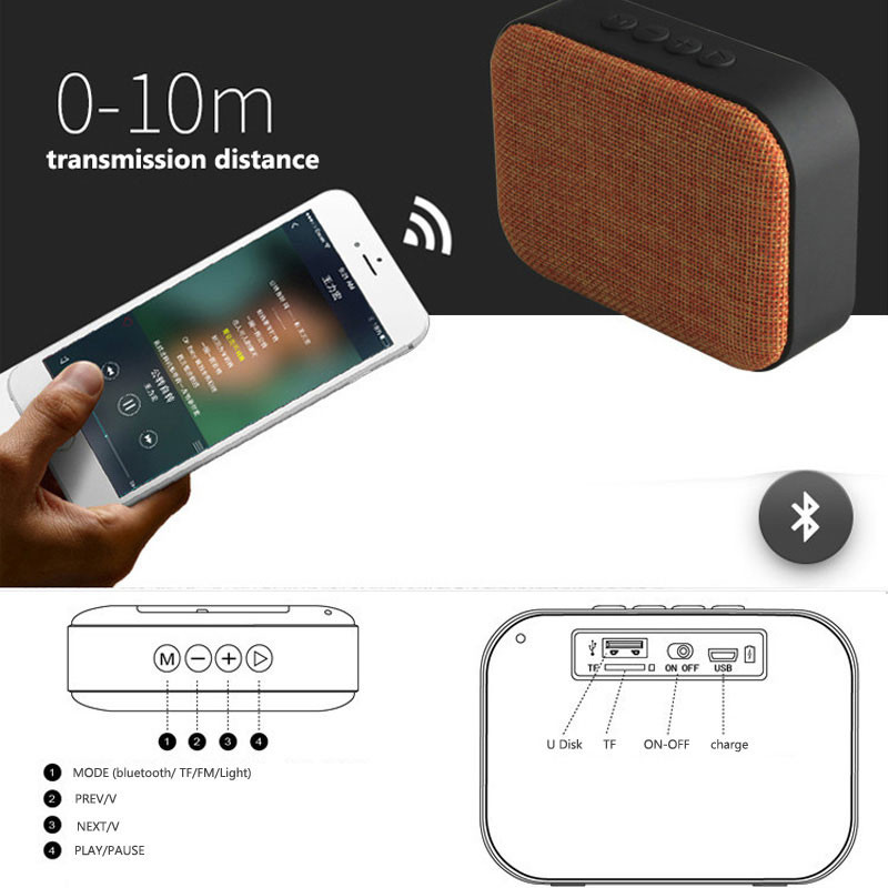 Loa Bluetooth Mini SpeakerThông Minh T3 Hỗ Trợ Thẻ Nhớ