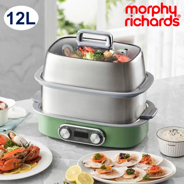 Nồi hấp đa năng Morphy Richards MR1168 2000W - Hàng Nhập Khẩu