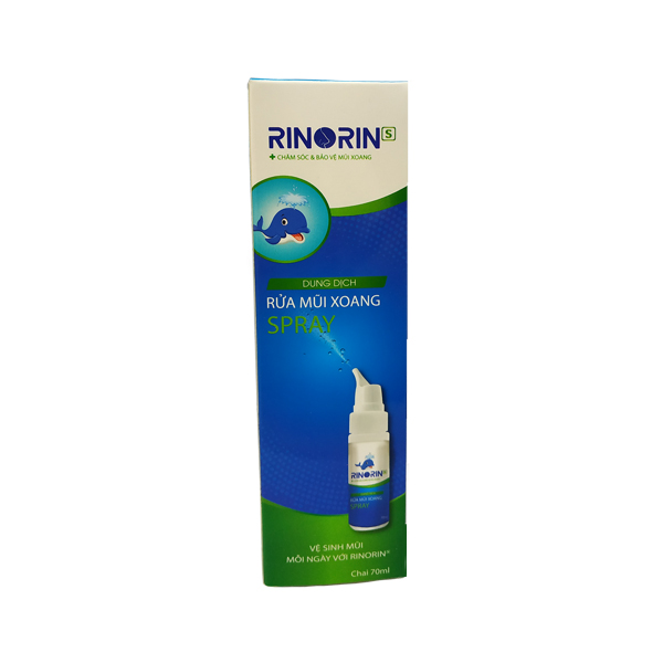 Xịt rửa mũi xoang Rinorin Spray 70 ml đến từ thương hiệu RINORIN - Nhỏ gọn, tiện lợi, tinh chất lô hội dịu nhẹ, không gây kích ứng