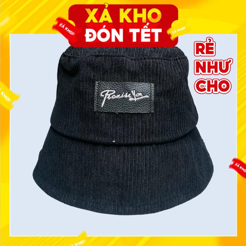 (Size Nhỏ) Mũ Bucket Promise You Nón Tai Bèo Nam Nữ Vành Cụp Jussy Fashion Chất Vải Nhung Mịn Nhiều Màu Form Unisex