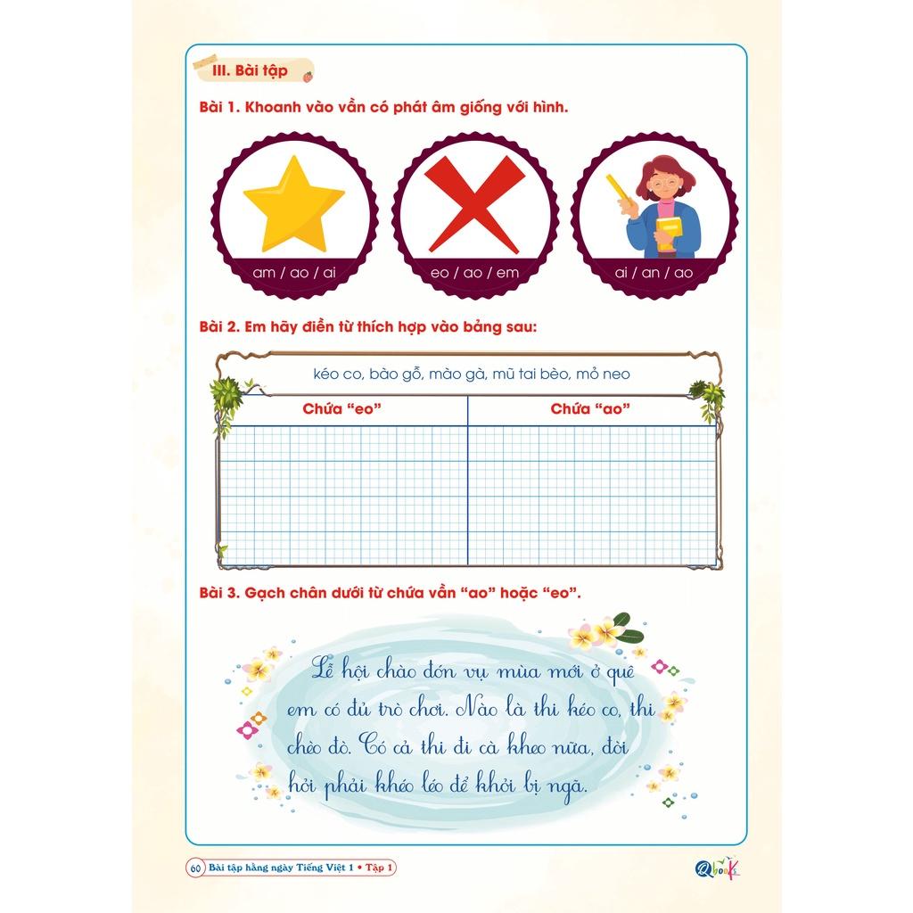 Sách - Bài Tập Hằng Ngày - Tiếng Việt Lớp 1 - Kết Nối Tri Thức Với Cuộc Sống - Tập 1