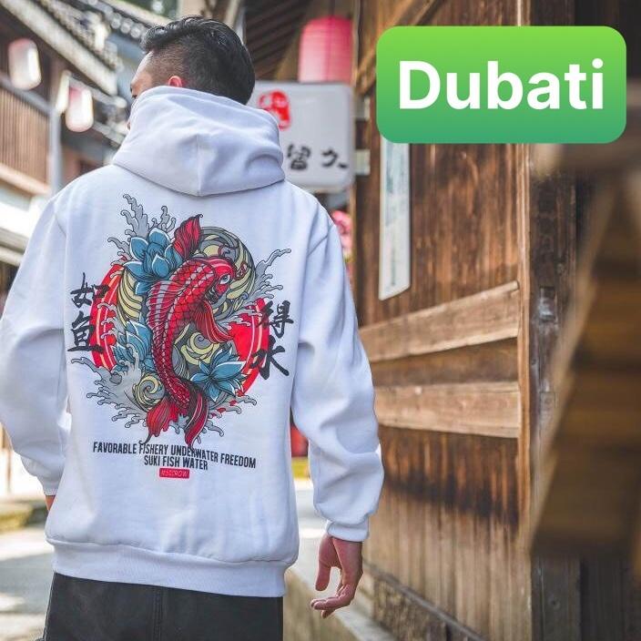 ÁO KHOÁC HOODIE NAM NỮ CHẤT NỈ CÁ CHÉP ĐỎ VẢI DÀY MỊN CAO CẤP- DUBATI FASHION