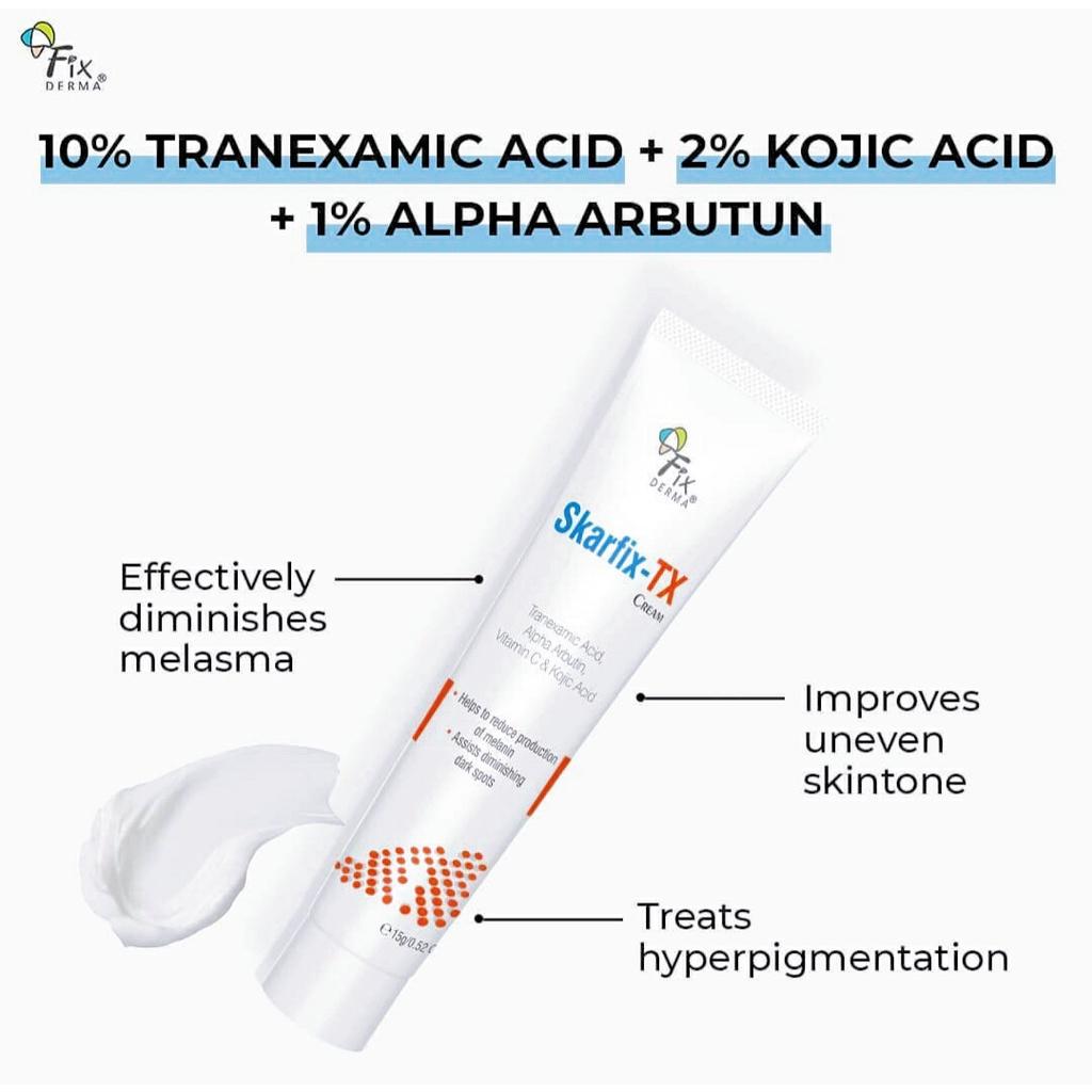 Kem dưỡng da mờ nám, Mờ thâm Fixderma Skarfix tx Cream 15g