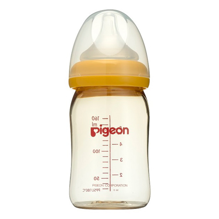 Bình Sữa Nhựa PPSU PLUS Pigeon (160ml)